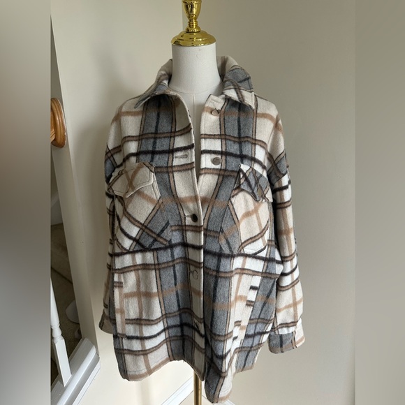Zara Jackets & Blazers - Zara Wool Shacket- Large